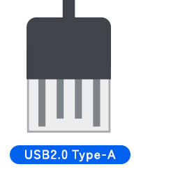 USB2.0Type-Aのイメージ