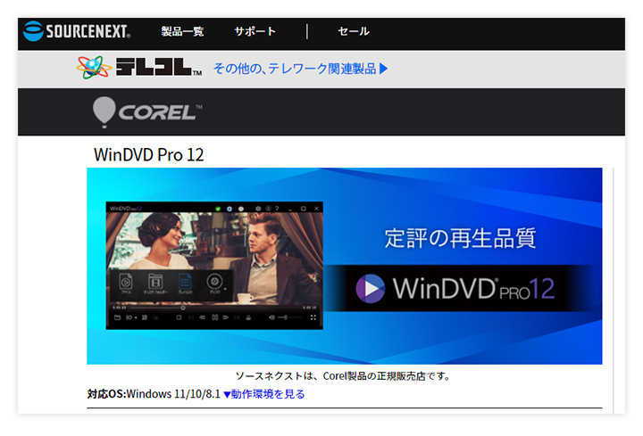 WinDVDのキャプチャ