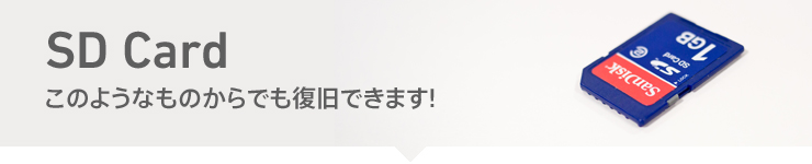 このようなものからでも復旧できます！