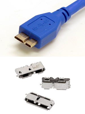 画像：USB3.0マイクロB端子