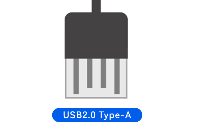 USB2.0Type-Aのイメージ
