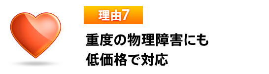 理由7 論理障害、軽度の物理障害は格安固定料金