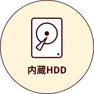 内蔵HDD